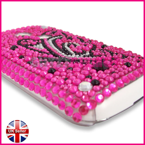 DIAMOND BLING CASE COVER FOR SAMSUNG CHAT CH@T335 S3350  