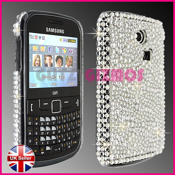 DIAMOND BLING CASE COVER FOR SAMSUNG CHAT CH@T335 S3350  