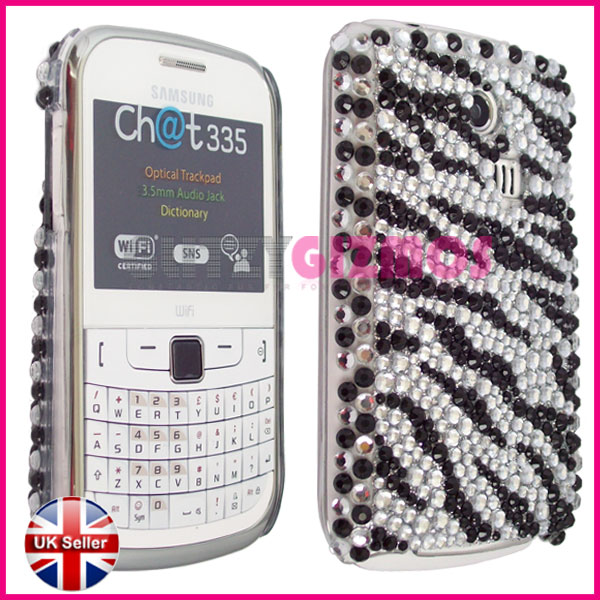 ZEBRA CASE COVER FOR SAMSUNG CHAT CH@T335 S3350  