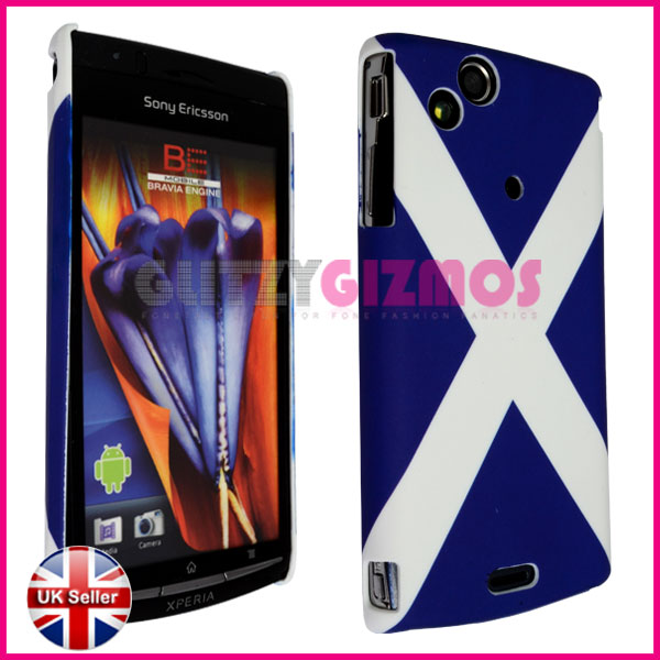 Various Flag Design Hard Back Case Cover for Sony Ericsson x12 Xperia Arc S